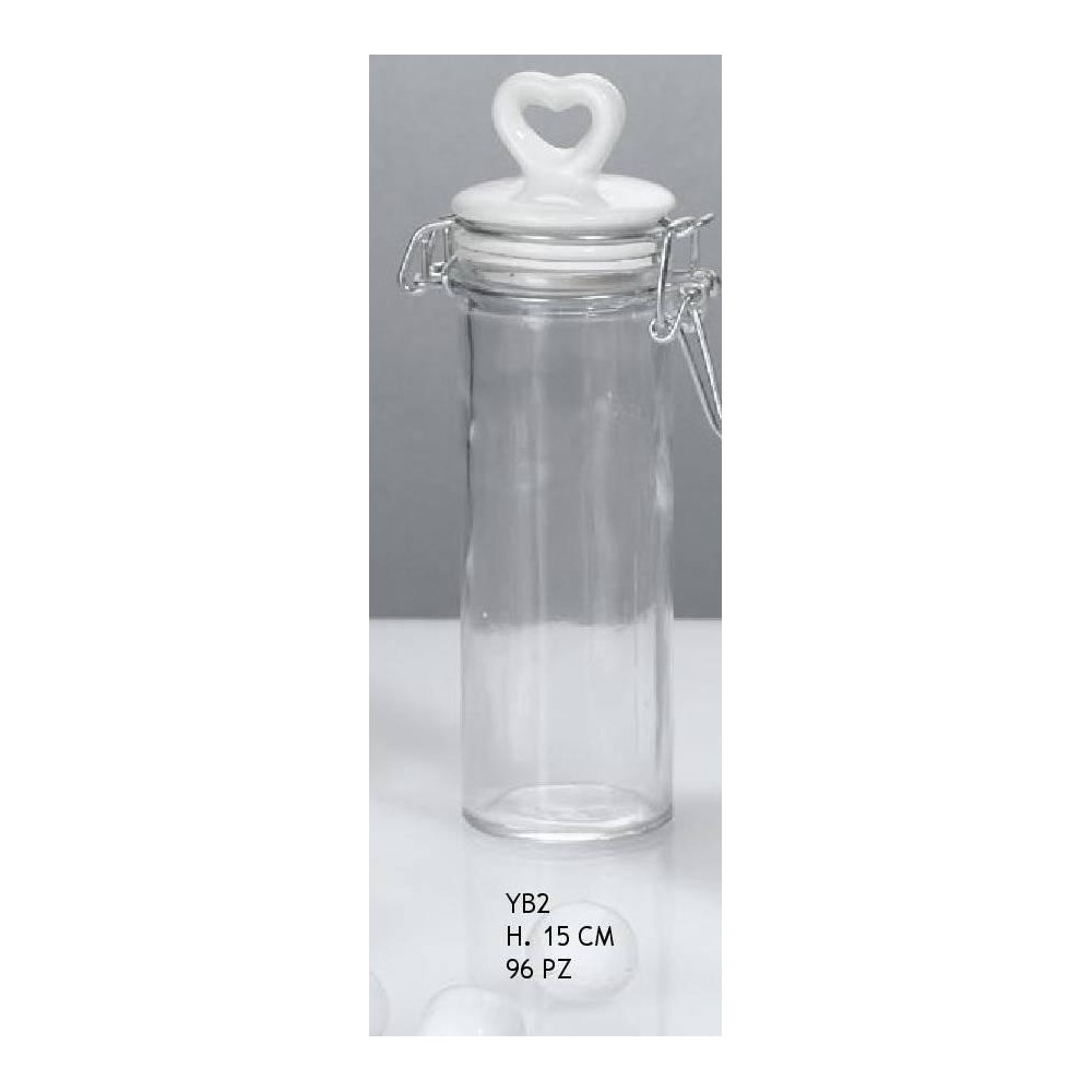 BARATTOLO CON TAPPO CUORE H15